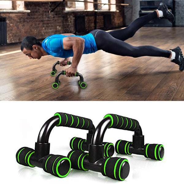 2pcs/set Push-Ups Stands Classic Delicate Gym Sports Fitness Equipments H-shape Pus2pcsh Up Bar Hand Grip Muscle Training Device